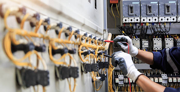 Professional Electrician technician working in Hackberry, TX